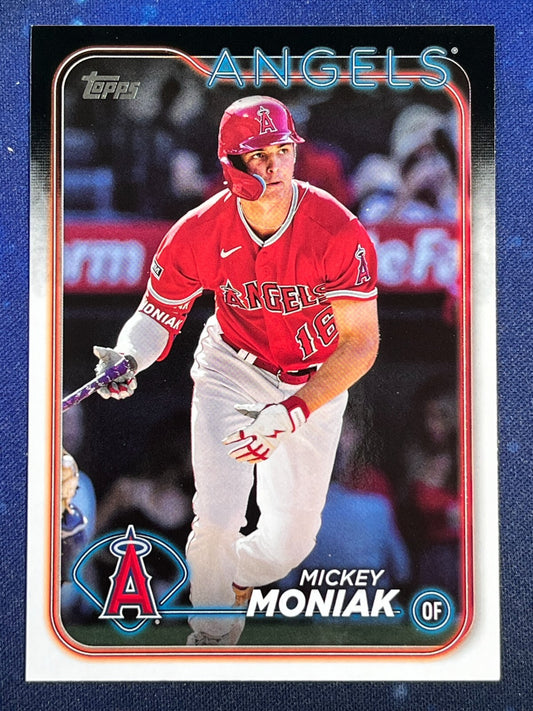 Mickey Moniak 2024 Topps Baseball #74 Los Angeles Angels