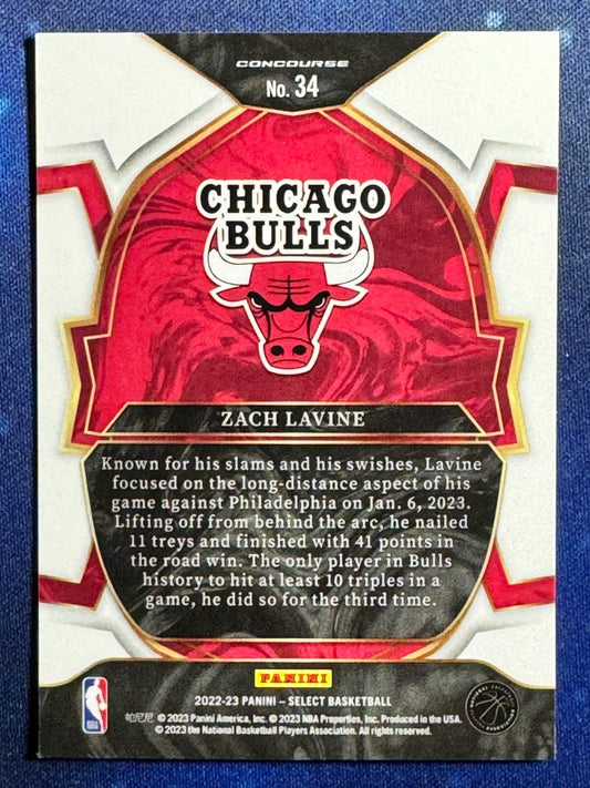 2022-23 Select Basketball #34 Zach Lavine Chicago Bulls