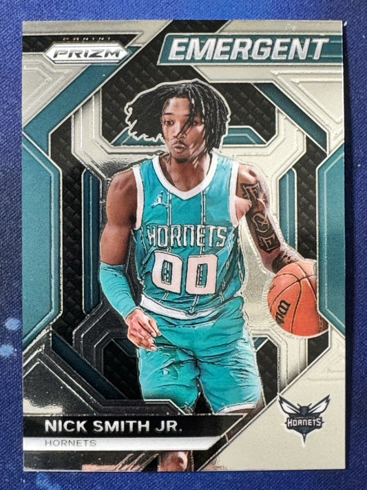Nick Smith Jr. 2023-24 Panini Prizm Basketball Emergent #10 Charlotte Hornets