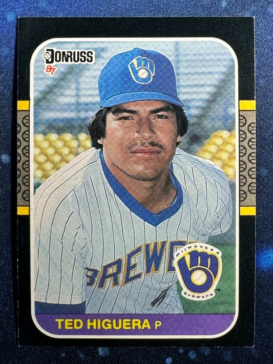 1987 Donruss #49 Ted Higuera Milwaukee Brewers