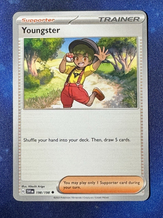 Youngster - 198/198 - Uncommon - Pokemon Scarlet & Violet - NM/M