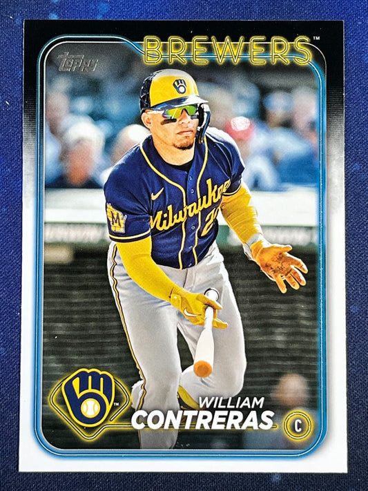 William Contreras 2024 Topps Baseball #61 Milwaukee Brewers