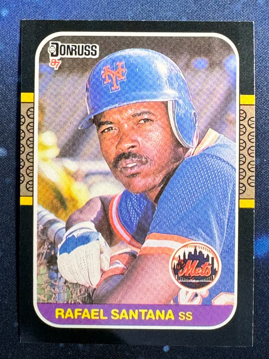 1987 Donruss #569 Rafael Santana New York Mets