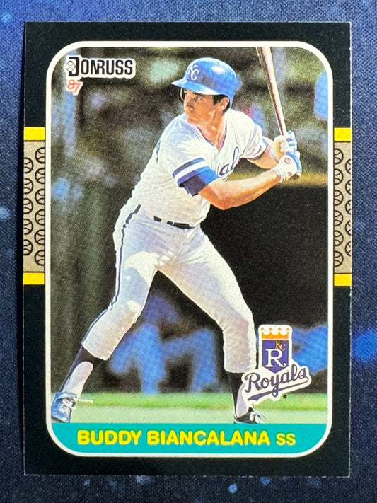 1987 Donruss #527 Buddy Biancalana Kansas City Royals