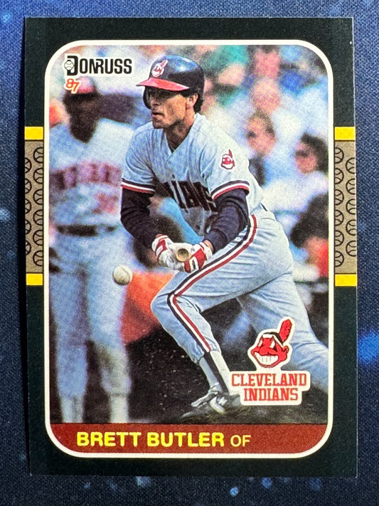 1987 Donruss #219 Brett Butler Cleveland Indians