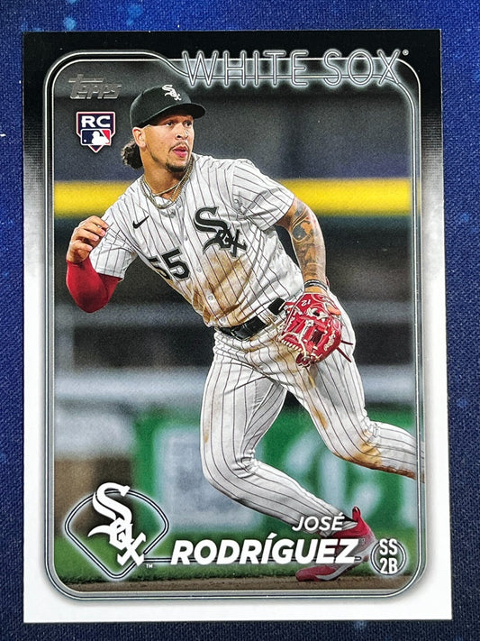 Jose Rodriguez 2024 Topps Baseball Rookie (RC) #86 Chicago White Sox