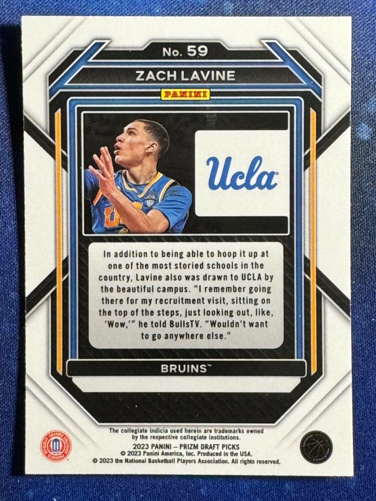 Zach LaVine 2023 Panini Prizm Draft Picks #59 
