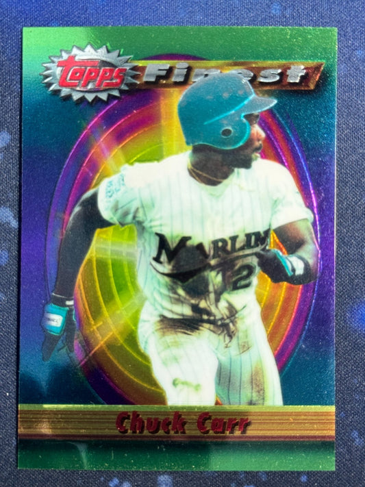 1994 Topps Finest #8 Chuck Carr Florida Marlins
