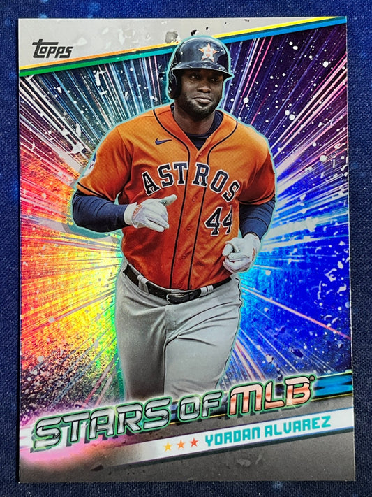 Yordan Alvarez 2024 Topps Baseball Stars of MLB #SMLB-8 Houston Astros