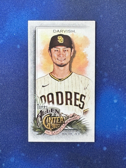 Yu Darvish 2022 Topps Allen & Ginter Mini #161 San Diego Padres