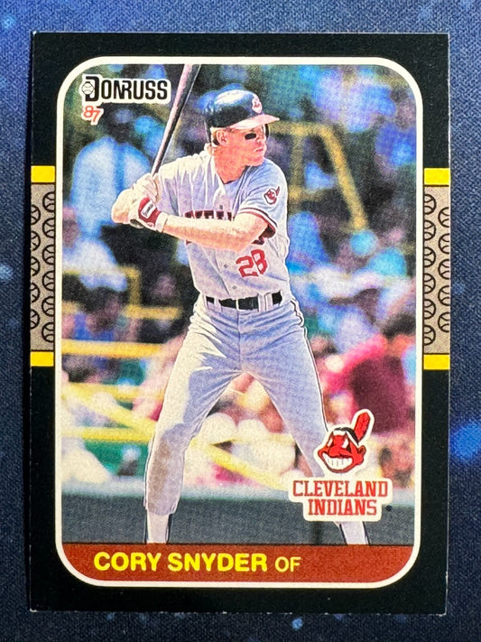 1987 Donruss #526 Cory Snyder Cleveland Indians