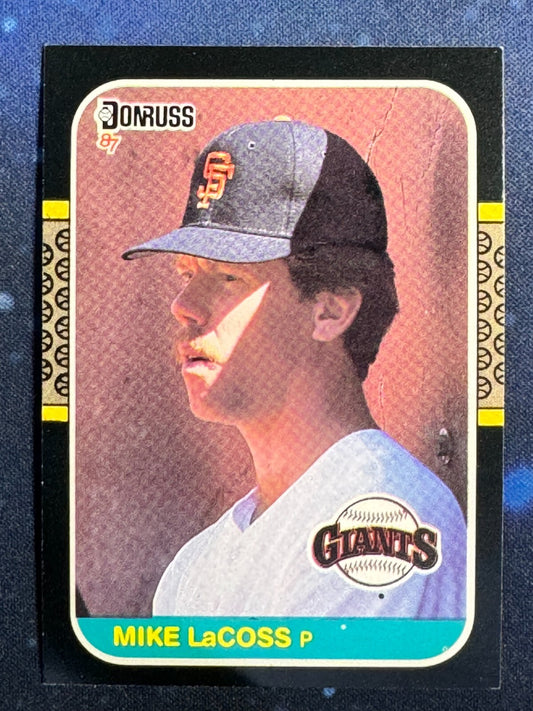 1987 Donruss #636 Mike LaCoss San Francisco Giants