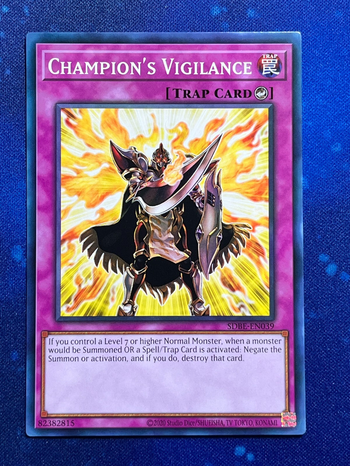 Yu-Gi-Oh! Champion's Vigilance SDBE-EN039