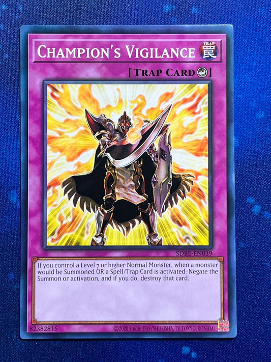 Yu-Gi-Oh! Champion's Vigilance SDBE-EN039