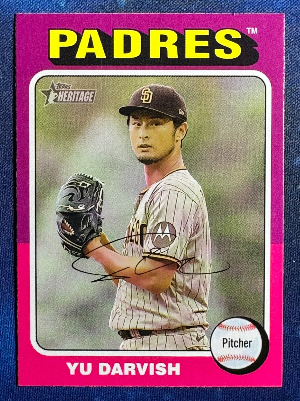 Yu Darvish 2024 Topps Heritage Baseball #130 San Diego Padres