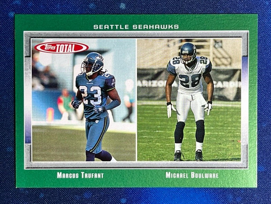 2006 Topps Total Football #34 Marcus Trufant/Michael Boulware Seattle Seahawks