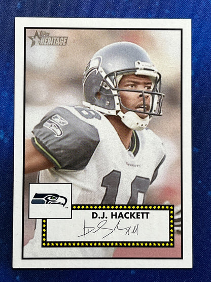 D.J. Hackett 2006 Topps Heritage #225 Seattle Seahawks