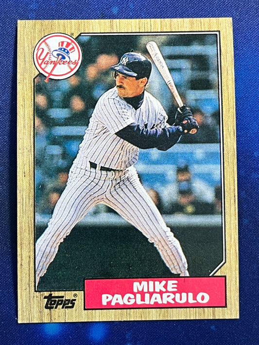 1987 Topps #195 Mike Pagliarulo New York Yankees