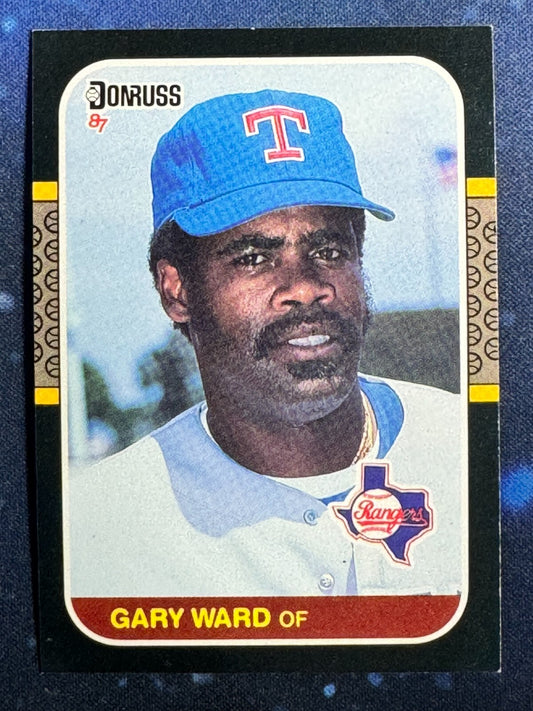 1987 Donruss #427 Gary Ward Texas Rangers