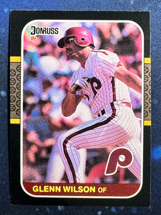 1987 Donruss #62 Glenn Wilson Philadelphia Phillies