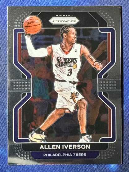 Allen Iverson 2021-22 Panini Prizm #255 Philadelphia 76ers