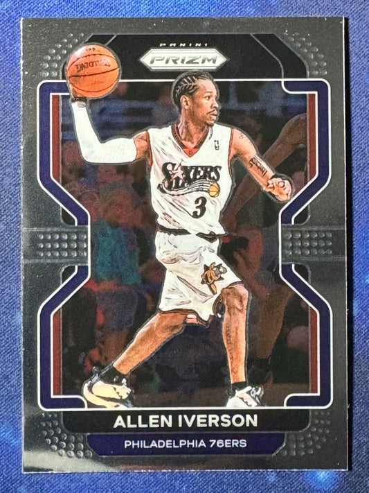 Allen Iverson 2021-22 Panini Prizm #255 Philadelphia 76ers