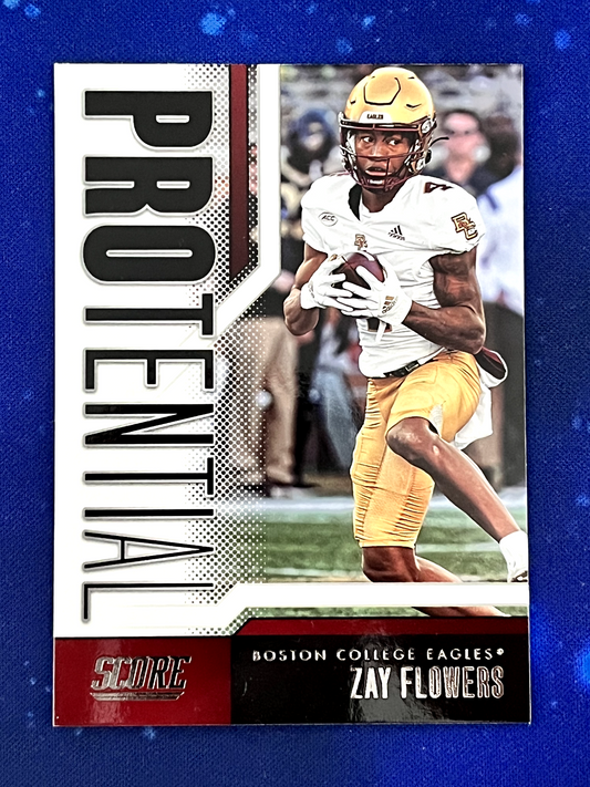 Zay Flowers 2023 Score 'Protential' #18