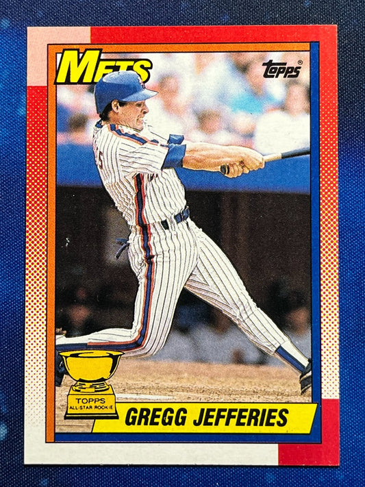 1990 Topps All-Star Rookie #457 Gregg Jefferies New York Mets