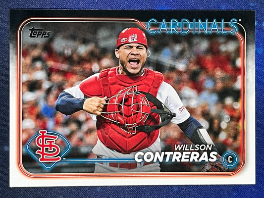Willson Contreras 2024 Topps Baseball #296 St. Louis Cardinals