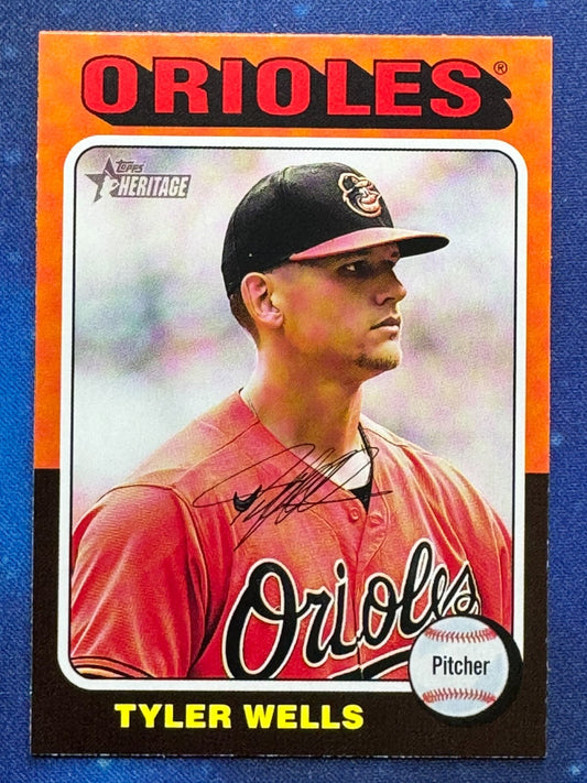 2024 Topps Heritage #480 Tyler Wells Baltimore Orioles