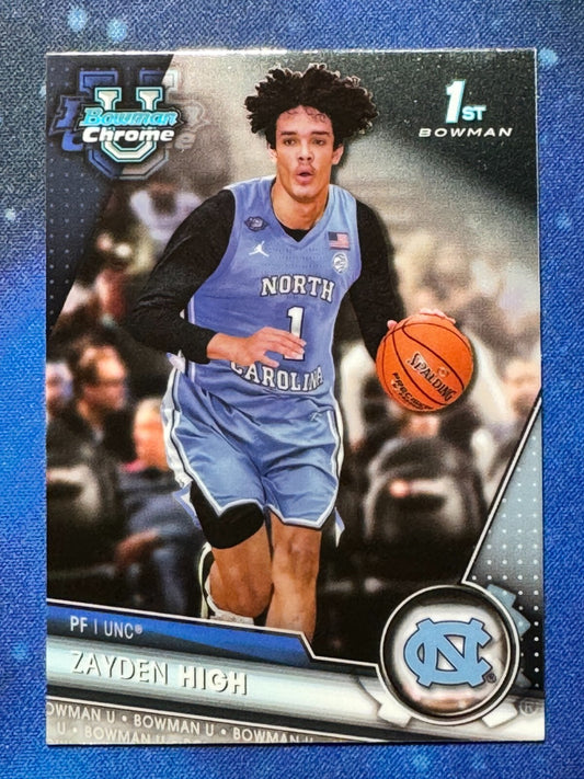 Zayden High 2023-24 Bowman Chrome University #93 