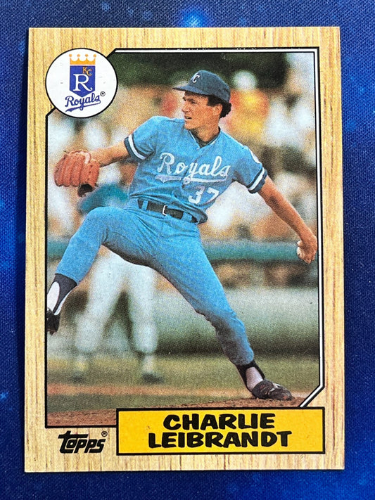1987 Topps #223 Charlie Leibrandt Kansas City Royals
