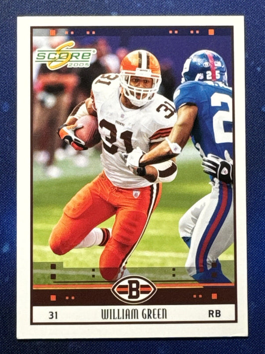 William Green 2005 Score Football #71 Cleveland Browns