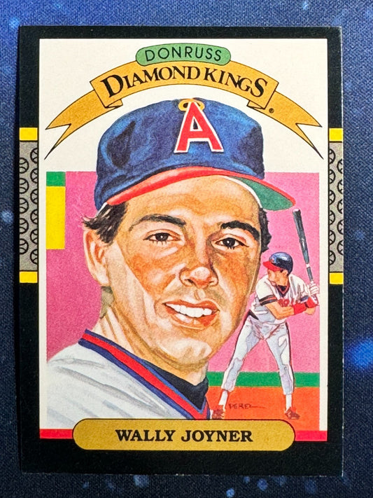 1987 Donruss Diamond Kings #1 Wally Joyner California Angels