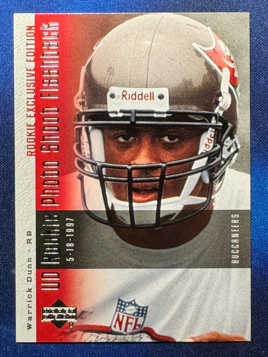 Warrick Dunn 2006 Upper Deck Rookie Photo Shoot Flashback #PSF-WD Bucaneers