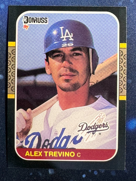 1987 Donruss #546 Alex Trevino Los Angeles Dodgers