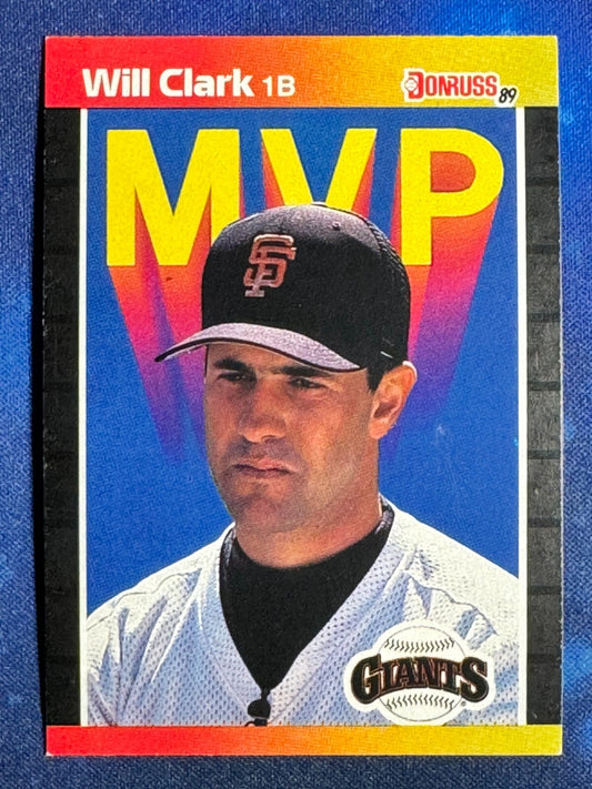 Will Clark 1989 Donruss MVP #BC-22 San Francisco Giants