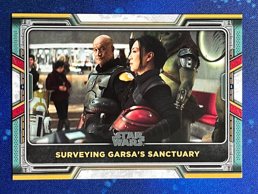 2022 Star Wars: Book of Boba Fett Base #12 Surveying Garsa's Sanctuary