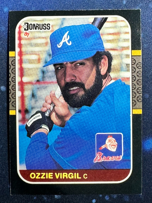 1987 Donruss #67 Ozzie Virgil Atlanta Braves