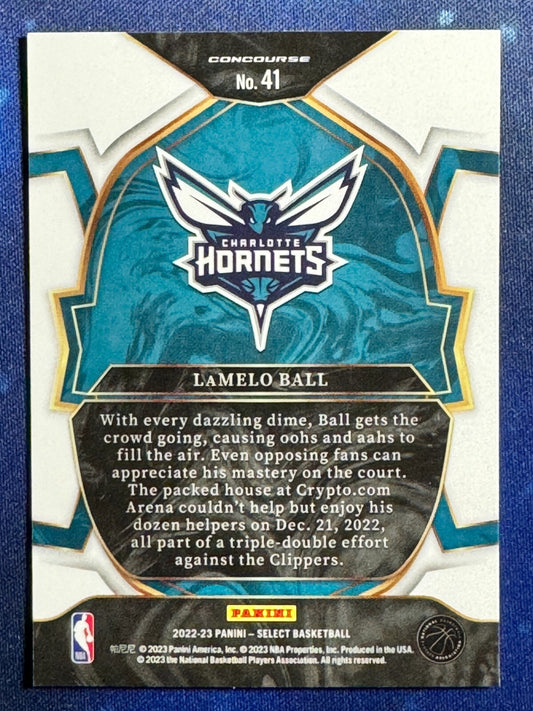 2022-23 Select Basketball #41 LaMelo Ball Charlotte Hornets