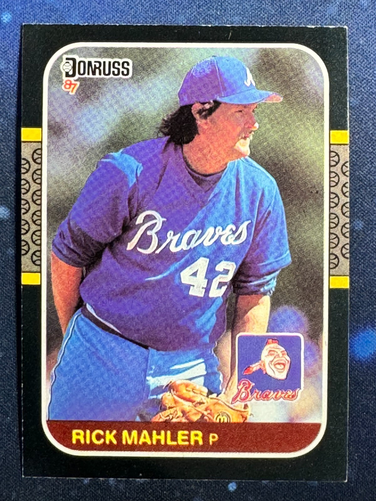 1987 Donruss #190 Rick Mahler Atlanta Braves