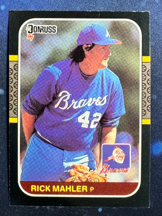 1987 Donruss #190 Rick Mahler Atlanta Braves
