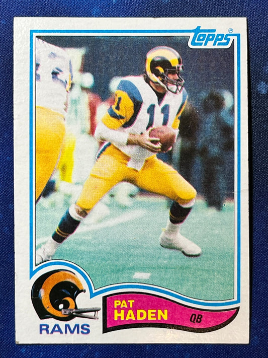 1982 Topps Football #377 Pat Haden Los Angeles Rams