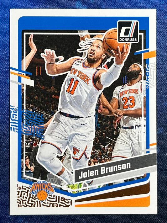 Jalen Brunson 2023-24 Donruss Basketball #189  New York Knicks