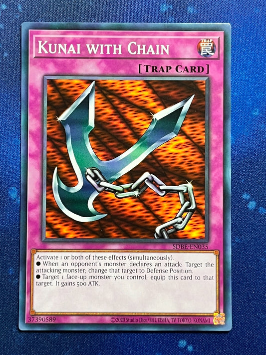 Yu-Gi-Oh! Kunai With Chain SDBE-EN035