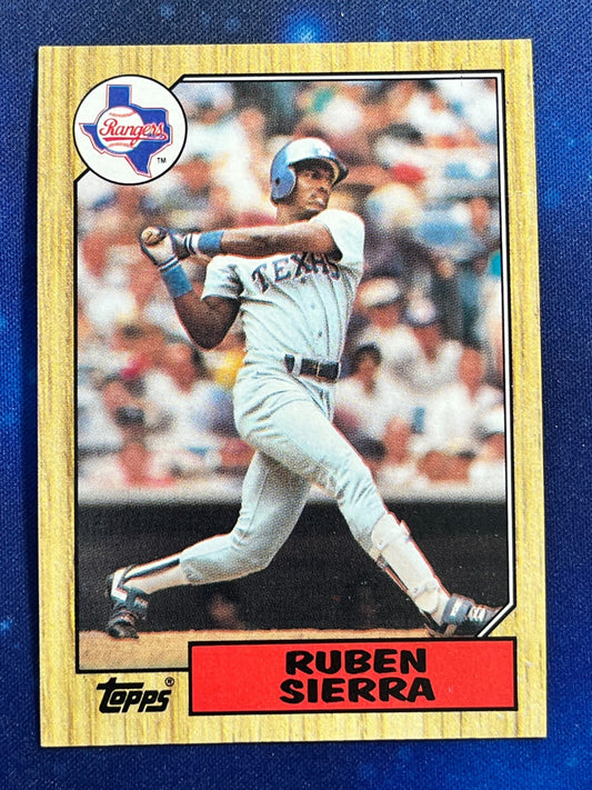 1987 Topps #261 Ruben Sierra Texas Rangers