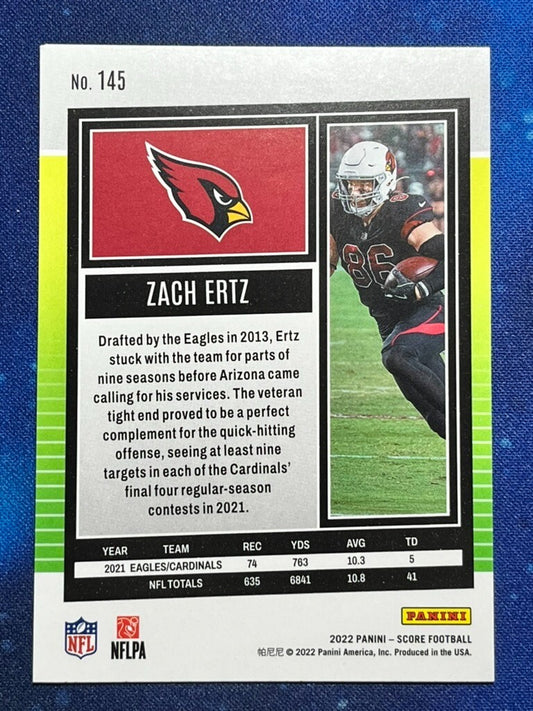 Zach Ertz 2022 Score #145 Arizona Cardinals