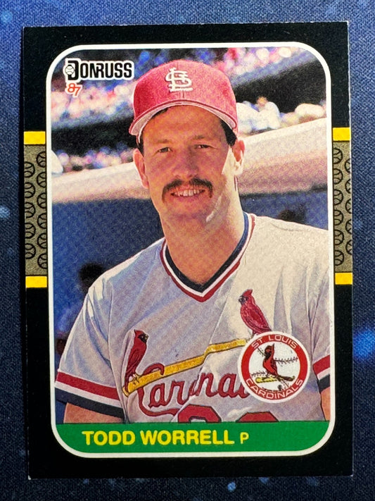 1987 Donruss #307 Todd Worrell St. Louis Cardinals