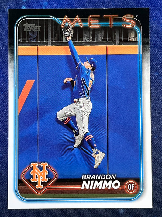 Brandon Nimmo 2024 Topps Baseball #59 New York Mets