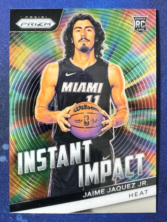 Jaime Jaquez Jr. 2023-24 Panini Prizm Basketball Instant Impact Rookie #23 Heat